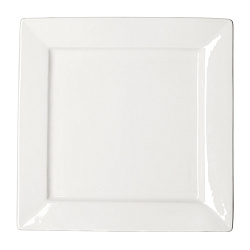 Тарелка квадратная 24,3х24,3см фарфор «Кунстверк» KUNSTWERK