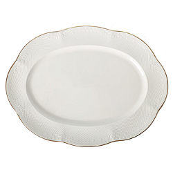 Блюдо овальное 36х27 см Gold Aristocrat NOBLE (313014-GOLD)