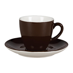 Пара кофейная 80 мл коричневая Barista P.L. PROFF CUISINE (4626/4627 brown)