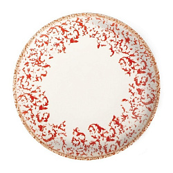 Тарелка глубокая 2000мл Venecia Maroon ID Fine