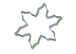 Форма кондитерская Снежинка для FOODATLAS (УТ000011675)