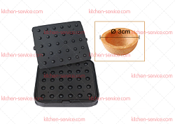 Форма для круглых тарталеток DH Tartmatic Plate 47 KOCATEQ