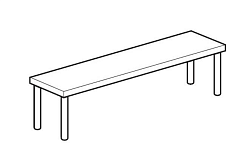 Полка настольная открытая CHEF LINE LOSO3510T1 APACH