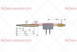 Термоэлемент M9x1 320 мм для печи (3440065)