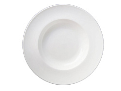 Тарелка глубокая 230 мм усиленный край 250 мл Royal White 6-24 TUDOR ENGLAND (TU2467)