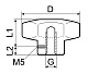 Ручка M6X5