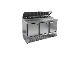 Стол для пиццы (камень) PZE1-111/GN (1/3H) HICOLD