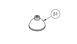 Пресс верхний для соковыжималки CANCAN (75014)