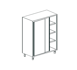 Шкаф кухонный закрытый CHEF LINE LHC15-106SD APACH