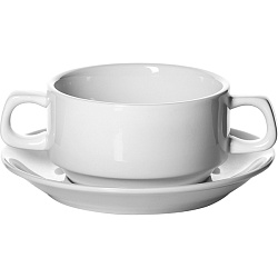 Бульонная пара 300мл фарфор «Кунстверк» KUNSTWERK