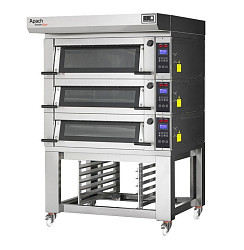 Печь подовая с подставкой с направляющими BAKERY LINE E2K4S DPBI-T APACH