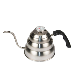 Кофейник 1000 мл Бариста с термометром BARBOSSA P.L. (D002847 /CPB-34T HONR)