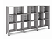 Стеллажная система SQ-3Х6 КОБОР aluminum/premium
