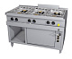 Плита газовая 4 конфорки 2х5,6+ 4х3,5 кВт с газовой духовкой 1½ GN, 5,6 кВт Optima 700 MKN