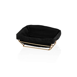 Корзина для хлеба 19,5х14х6,5 см золото NARIN