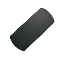 Блюдо для подачи прямоугольное 42х18 см, 0,7 см черное, сланец MGprof