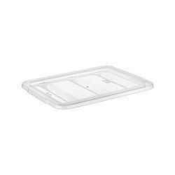Крышка для емкости столовых приборов 3 секции прозрачная GASTROPLAST