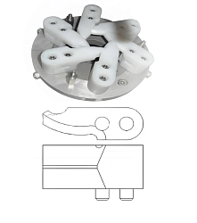 Диафрагма 6-ти лепестковая S-54-4-6 для SD97W ANKO