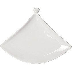 Блюдо веер 27х20см фарфор «Кунстверк» KUNSTWERK