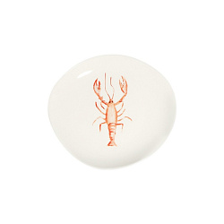 Тарелка 21см Lobster Blue Pebble 1972 BY ID FINE