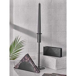 Подсвечник 26,5 см ретро черный NARIN