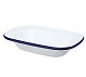 Блюдо для подачи 18х13 см h4 см 400 мл Blue Rim эмалированная сталь SUNNEX (CED9078)