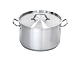 Кастрюля 2,0 л 18х8 см тройное дно с крышкой (индукция) нержавеющая сталь MGSTEEL