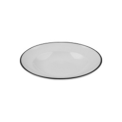 Тарелка глубокая 420мл Modest Black ID Fine