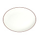 Тарелка овальная 36см Modest Brown ID Fine