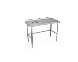 Стол для сбора отходов СРО-С-1Л-1500.600-02 (отверстие слева) ATESY