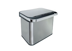 Ведро сенсорное для раздельного сбора мусора JAH-8884 18 л (2 емкости, 9+9) FOODATLAS