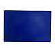 Доска разделочная 500х350х18 мм, полипропилен, синяя поверхность шагрень MGprof (1711)