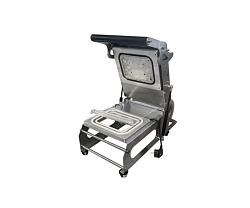 Запайщик лотков YT-180X 187х137 мм с автоматической обрезкой и запайкой пленки ROALPACK