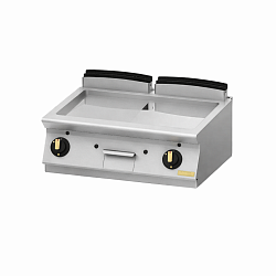 Поверхность жарочная серии LUX гладкая хромированная настольная ER-KR 40/70 MONTONA