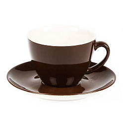 Пара чайная 200 мл коричневая Barista P.L. PROFF CUISINE (4613/4615 brown)