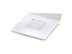 Блюдо для подачи 83х83 мм полистирол, квадратное белое SILIKOMART