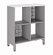 Стеллажная система SQ КОБОР 2Х2 aluminum/premium