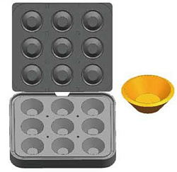 Форма для круглых тарталеток DH Tartmatic Plate 65 KOCATEQ