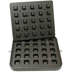 Форма для квадратных тарталеток DH Tartmatic Plate 37 KOCATEQ