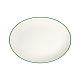 Тарелка овальная 33см Modest Green ID Fine