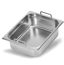 Гастроемкость с ручками 1/3х150 мм 5,8 л нержавеющая сталь P.L. PROFF CUISINE (Е-80131150Н)
