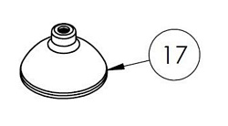 Пресс верхний для соковыжималки CANCAN (75013)