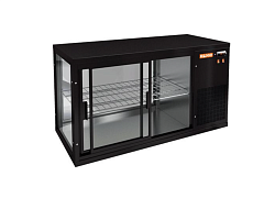 Витрина холодильная VRL 1300 R Black HICOLD