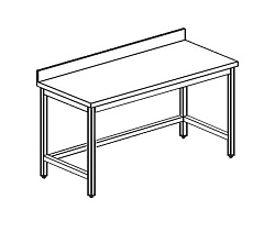 Стол производственный с бортом CHEF LINE LWT613FU APACH