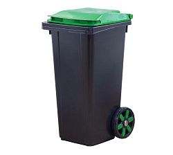 Бак мусорный MGBKS 60 60 л с зелёной крышкой ТАРА