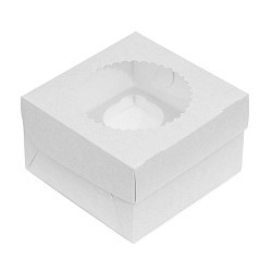 Короб картонный под 4 капкейка 10x16x16 см GARCIA DE POU (cup4)
