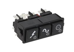 Панель 3-х кнопочная 16 A 250 В для ELETTROBAR (DEP49)