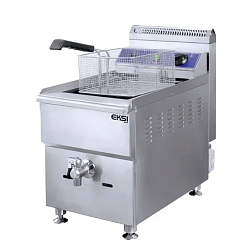 Фритюрница электрическая HEF-18L с краном рестайлинг EKSI