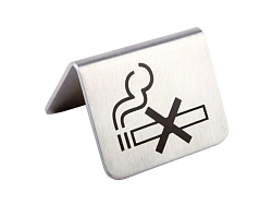 Табличка «Не курить» 2 шт металл 35х50х50 мм APS (00572)