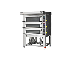 Печь для пиццы подовая BAKERY LINE E2K1L DPBI-T (с подставкой без направляющих) APACH